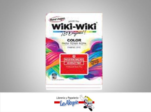 [7592340000312] WIKI-WIKI ROJO ESCARLATA 15G UND MARCA WIKI-WIKI   