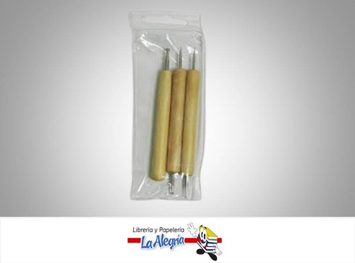 [7592402444146] REPUJADOR PARA PORCELANA FRIA PAQ. 3 PZ MARCA O.K.