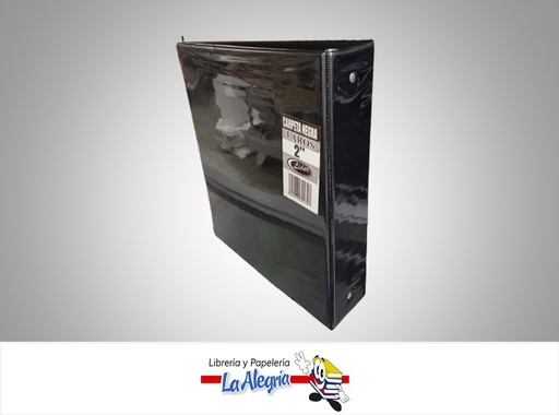 [7592474301347] CARPETA 3 AROS 2'' CARTA NEGRA MARCA LIDER   
