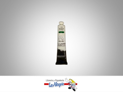 [7592812001472] PINTURA ACRILICA 60CC - 232 - VERIDIANO MARCA ATENEA