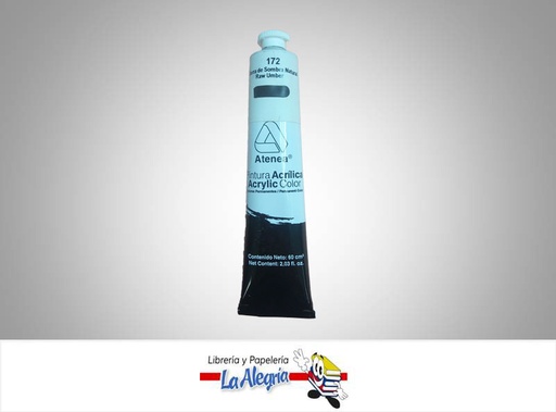 [7592812001922] PINTURA ACRILICA 60CC - 172 - TIERRA SOMBRA NATURAL MARCA ATENEA