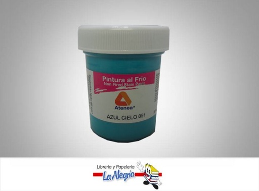 [7592812002769] PINTURA AL FRIO 60CCAZUL CIELO MARCA ATENEA   