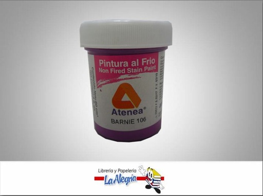 [7592812011020] PINTURA AL FRIO 60CC BARNIE MARCA ATENEA   
