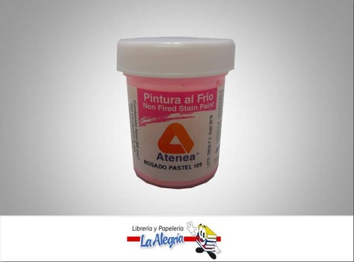 [7592812011082] PINTURA AL FRIO 60CC ROSADO PASTEL MARCA ATENEA   