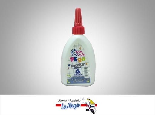 [7592812011839] PEGA LIQUIDA BLANCA 120ML ESCOLAR MARCA ATENEA   