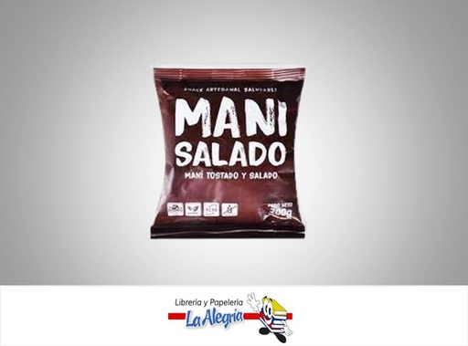 [7592910001237] MANI TOSTADO Y SALADO 200G MARCA LA ALHAMBRA   