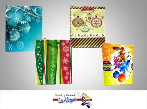 [7592936159325] BOLSA DE REGALO 14X11,4 D/NAVIDAD MARCA KUCHIS   