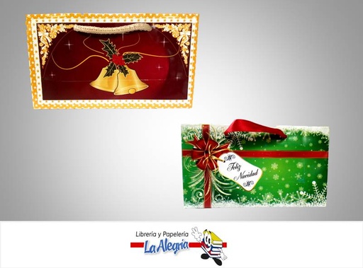 [7592936159356] BOLSA DE REGALO 11X19,3 D/NAVIDAD MARCA KUCHIS   
