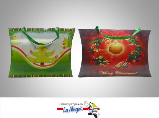 [7592936229103] CAJA DE REGALO 16,5X14 D/NAVIDAD MARCA KUCHIS   