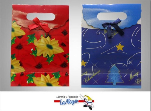 [7593001061857] BOLSA DE REGALO 27.5X19 D/NAVIDAD MARCA S/M   