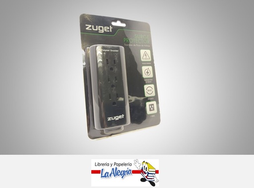 [7593082009243] PROTECTOR DE VOLTAJE 3 TOMAS ZUGET-402 MARCA ZUGET   