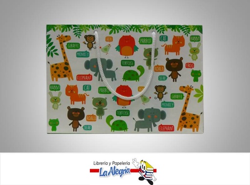 [7593187000749] BOLSA DE REGALO 17X24 INFANTIL MARCA SHOPPINGBAGS   