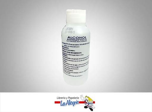 [7593255000251] ALCOHOL ANTISEPTICO 240CC 70% UND MARCA ALNA   