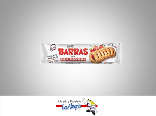 [7593884001087] MINI BARRAS CON FRESA 100 GR MARCA DAVU