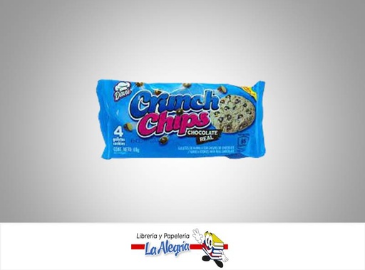 [7593884002251] GALLETA CRUNCH CHIP 68 GR MARCA DAVU