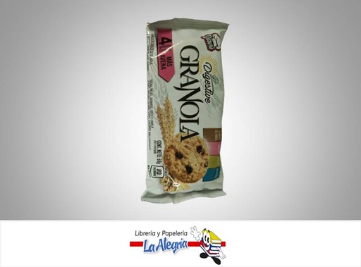 [7593884002466] GALLETA GRANOLA 68GR  MARCA DAVU