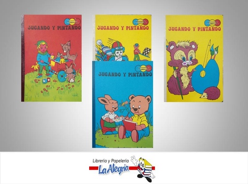 [7594000624098] COLECCION JUGANDO Y PINTANDO  TEMATICA INFANTIL   EDITORIAL CARTILLA PARA COLOREAR