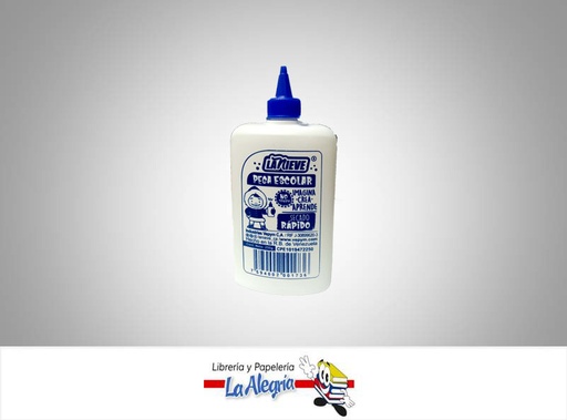 [7594002001736] PEGA LIQUIDA BLANCA 250 GR UND MARCA LA NIEVE