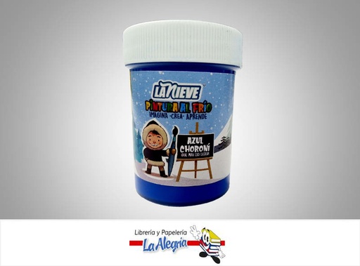 [7594002002252] PINTURA AL FRIO 60CC AZUL CHORONI MARCA LA NIEVE   