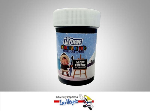 [7594002002320] PINTURA AL FRIO 60CC NEGRO PETROLEO MARCA LA NIEVE   