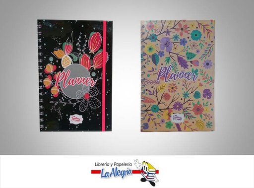 [7595084003076] AGENDA ESPIRAL PLANNER 16X21.5CM MARCA FANTASY