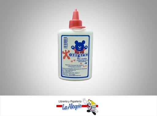 [7595666000035] PEGA LIQUIDA BLANCA 135GR ESCOLAR MARCA OFIGLUE   