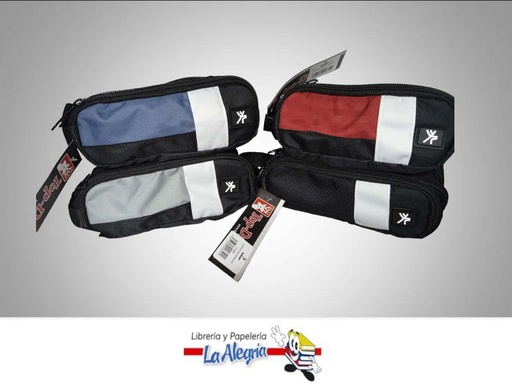 [7597359006522] CARTUCHERA 3 CIERRES RORAIMA DISEÑOS VARIOS MARCA TOP DRAWER
