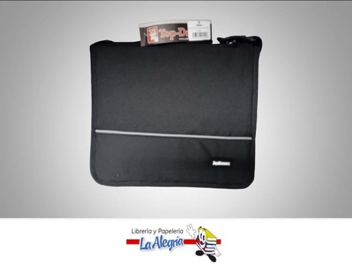 [7597359160026] PORTAFOLIO DE TELA CON ASA 3 AROS CARTA MARCA TOP DRAWER   