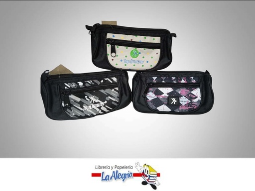 [7597359250147] CARTUCHERA 2 CIERRES AMUR DISEÑOS VARIOS MARCA TOP DRAWER   