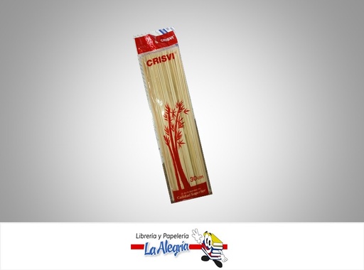 [7598874006011] PALITO ALTURA 30CM 100 PZ MARCA CRISVI   