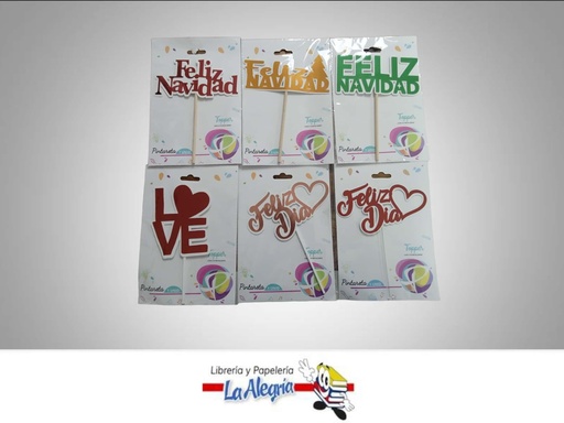 [7598928252456] TOPPER CLASICO16BASICO. METALIZADO UND MARCA PINTARETA