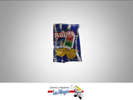[7700634000423] PAPAS RULAS NATURAL C/SALSA 23 GR MARCA FRITOMIX   