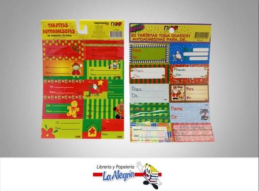 [7702101001100] ETIQUETA D/NAVIDAD 20UND MARCA NICO   