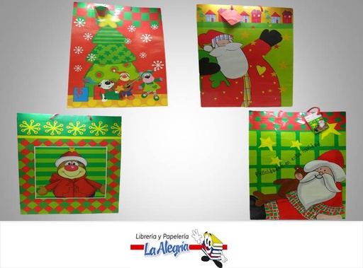 [7702101007010] BOLSA DE REGALO 45,5X33 D/NAVIDAD MARCA NICO   