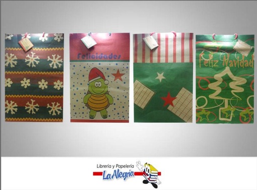 [7702101020330] BOLSA DE REGALO 44.5X30 D/NAVIDAD MARCA NICO   