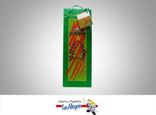 [7702101020507] BOLSA DE REGALO BOT 36X13 D/NAVIDAD MARCA NICO   