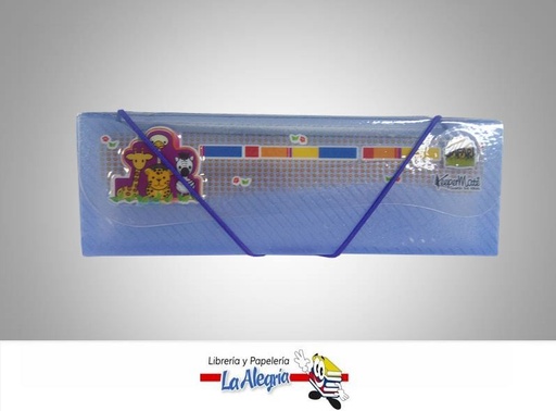 [7702124298280] CARTUCHERA PLASTICA SAFARI 22X7CM MORADO MARCA KEEPERMATE   
