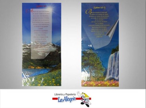 [7704029100040] AFICHE SALMO 3D C/SOBRE 48X22CM MARCA TARJETAS EXCLUSIVAS   