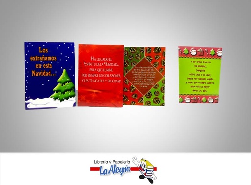 [770403] TARJETA DE REGALO 24,2X16,8 NAVID MARCA S/M   