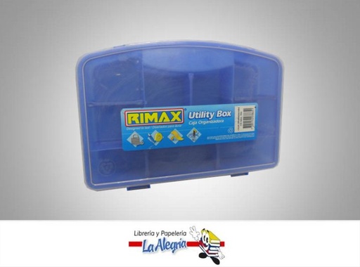 [7705152038651] CAJA ORGANIZADORA 9 AZUL ULTRA MARCA RIMAX   