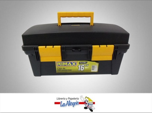 [7705152039948] CAJA D/HERRAMIENTA 16'' NEGRO MARCA RIMAX   