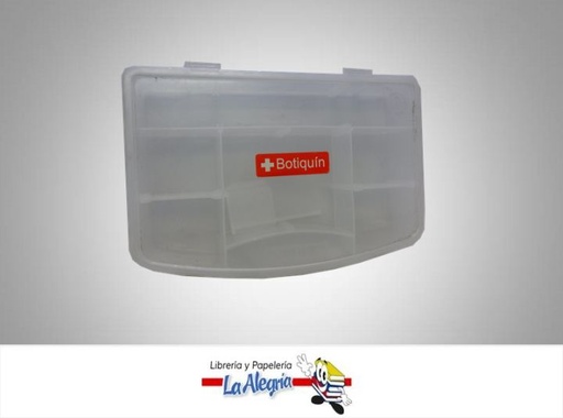 [7705152056280] CAJA ORGANIZADORA BOTIQUIN 9 TRANSP MARCA RIMAX   