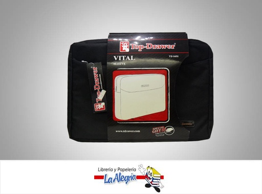 [7707319843672] PORTA LAPTOP 15 VITAL NEGRO MARCA TOP DRAWER   