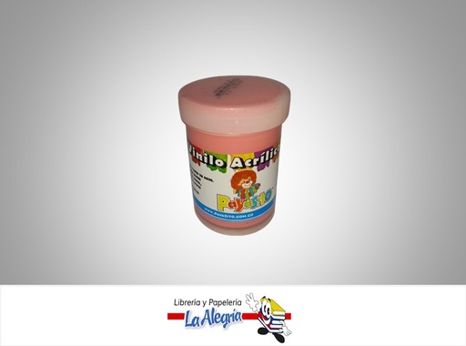 [7707321281158] PINTURA ACRILICO VINILO 80 GR ROSADO MARCA PAYASITO   