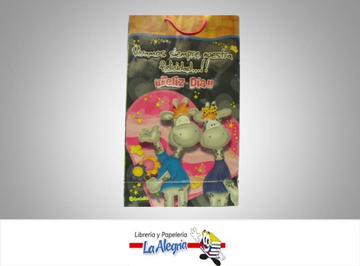 [7707348960265] BOLSA DE REGALO 40X23 AMOR MARCA S/M   