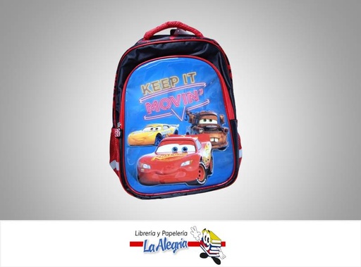 [7707406352056] MORRAL GRANDE NIÑO DISNEY CARS MARCA PRIMAVERA