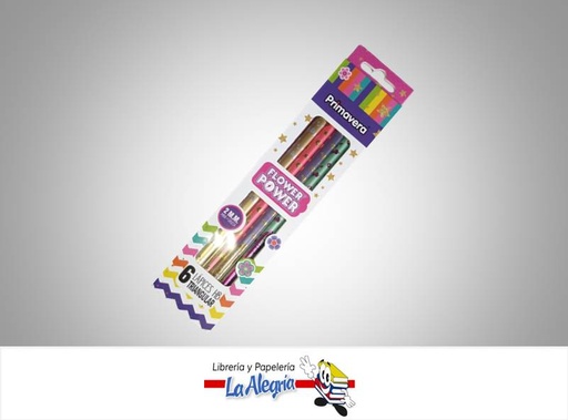 [7707406352162] LAPIZ PRIMAVERA FLOWER POWER 6 UND MARCA PRIMAVERA   