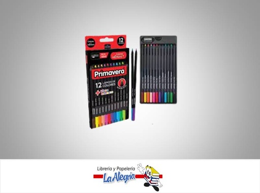 [7707406354722] LAPICES DE COLORES 12 UND PRIMAVERA PUNT MARCA PRIMAVERA   