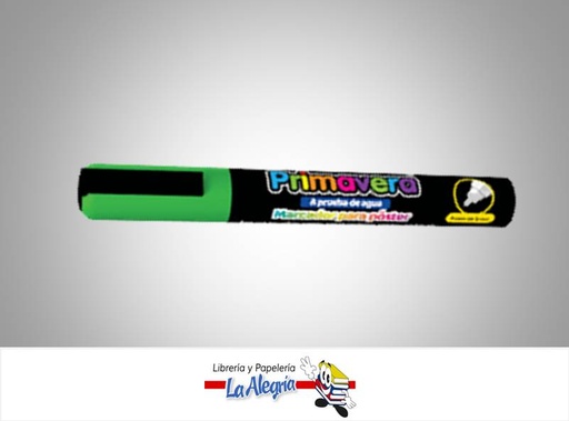 [7707406355811] MARCADOR POSTER 15 MM VERDE UND MARCA PRIMAVERA   