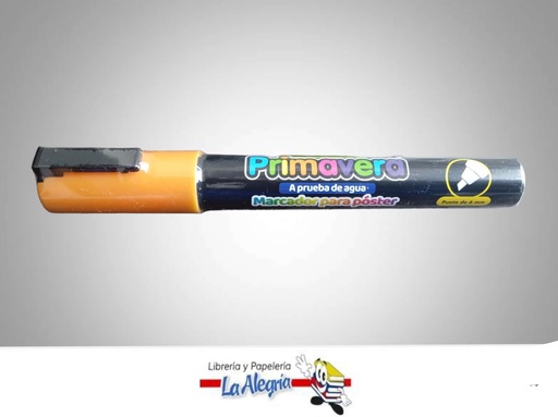 [7707406355880] MARCADOR POSTER 6MM NARANJA UND MARCA PRIMAVERA   